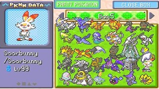Pokemon Advance v2 GBA Savefile (Complete Pokedex, All Fake Pokemon, All Fake Mega)