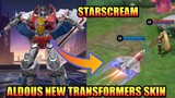 Aldous Transformers Skin "Starscream" Review Skills Effect | Worth ir or NOT? | MLBB