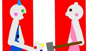 Sheepy vs Clowny - Stick Nodes Roblox Piggy