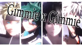 [MMD ヒロアカ BNHA x Naruto] Gimmie x Gimmie {{4K}} Kacchan Deku & Sasuke Naruto