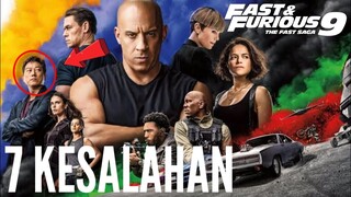 7 KESALAHAN FILM FAST & FURIOUS 9 (2021)