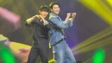 Lee Jong Suk and Shin Jaeha Dancing Hybe Boy and Dynamite (16.04.2023) Manila Fan Meeting