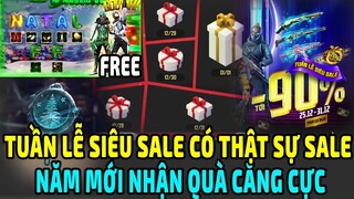 Tuần Lễ Siêu Sale Free Fire Có Thật Sự Được Sale | Chơi Sự Kiện Giáng Sinh Năm Mới Nhận Quà Căng Cực