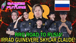 RRQ ROAD TO TURNAMEN RUSIA! IRRAD GUINEVERE HYPER! CLAUDE SKYLAR ALIEN!