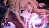 『Lyrics AMV』 Sword Art Online: Progressive Hoshi Naki Yoru no Aria Movie ED Full 「Yuke - LiSA」