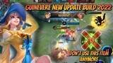 GUINEVERE NEW UPDATE BUILD COMPLETE GUIDE 2022 | TOP GLOBAL GUINEVERE | MOBILE LEGENDS