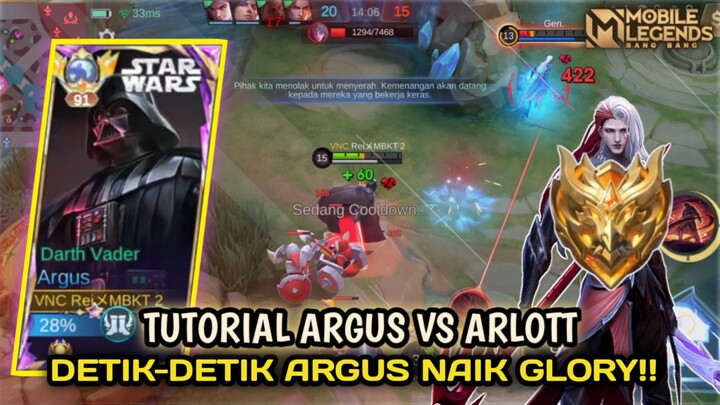 Detik-detik Argus naik glory😋