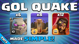 6 x GOLEMS + 8 x EQ UNSTOPPABLE!!! Best TH13 Attack Strategy