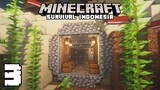 Membuat Tempat Mining bawah Laut & Menjelajahi Mineshaft!! - Minecraft Survival Indonesia (Ep.3)