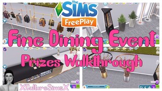 The Sims FreePlay - Fine Dining Quest Full In-depth Item Review | XCultureSimsX