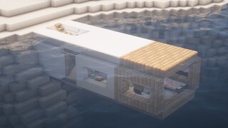 [เกม][Minecraft]ห้องพักใต้น้ำสุดเจ๋ง