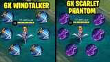 MIYA 6X WindTalker VS 6X Scarlet Phantom ? Who Will Win? - Mobile Legends