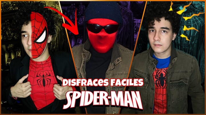 DISFRACES FÁCILES DE SPIDERMAN PARA HALLOWEEN / SPIDER-MAN COSPLAY/ SPIDER-MAN NO WAY HOME