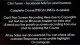 Clint Turner Course Facebook Ads For Land Investors Download