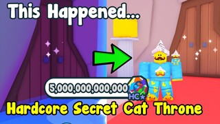 I Unlocked Hardcore Secret Cat Area And This Happened! - Pet Simulator X Roblox