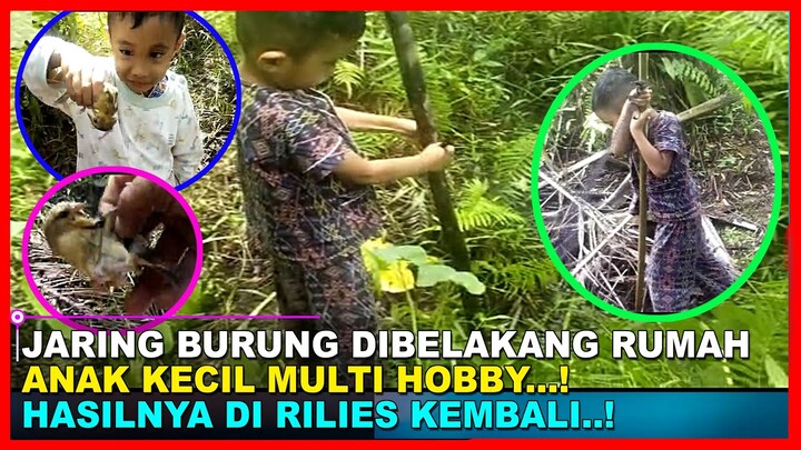 ANAK KECIL JARING BURUNG LALU DI RILIS KEMBALI