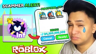 ROBLOX - Pet Simulator X - MUNTIK NA MA SCAM ANG HUGE PUMPKIN KO!