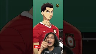 ⚽️ นักเตะ อนิเมะ ‼️ EP.2 #หัวฟูดูบอล #football #bluelock #anime #สนุก #พรีเมียร์ลีก #สาระ #cartoon