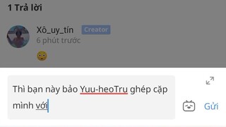 Mình rep comment của bạn này nha 😳