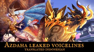 Genshin Impact 1.5 Leaked Azhdaha Voicelines| Subtitle Indonesia | Genshin Impact Lore Indonesia