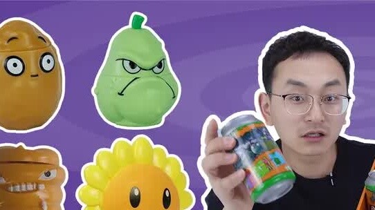 Xiaozhi unpacks the blind box of Plants vs. Zombies and dismantles a lot of plants that can jump
