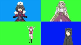 Weekly Anime Greenscreens #24 (Maple, Chii, Somali, Ookami, Ranka )