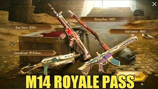 FULL REWARD ROYALE PASS M14 | M14 ROYALE PASS PUBG MOBILE