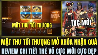 OB34 THẺ VÔ CỰC MỚI MÙA 51 CỰC ĐẸP, MẬT THƯ TỐI THƯỢNG MỞ KHÓA NHẬN QUÀ CỰC KHỦNG VÀ NGẦU |Free Fire