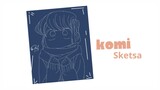 Komi can't communication Draw Art.
