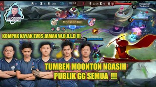 DAPAT TIM PUBLIK KOMPAK BANGED UDA KAYA SQUAD EVOS W.O.R.L.D  !!!