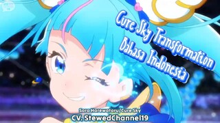 [Fandub Indo] Transformasi Cure Sky | Hirogaru Sky! Precure Bahasa Indonesia