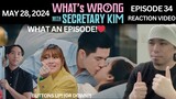 Episode 34 | What's Wrong with Secretary Kim? | Kim Chiu | Paulo Avelino | REACTION VIDEO