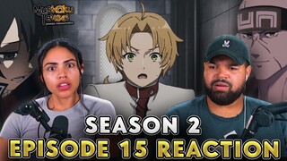 RUDEUS FINDS A WAY TO HELP NANAHOSHI! | Mushoku Tensei Season 2 Episode 15 Reaction