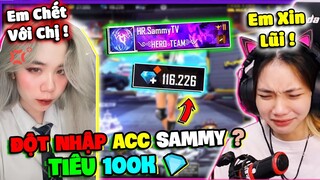 Ruby Đột Nhập Acc Của SAMMY NY PHONG CẬN Và Tiêu 100k Kim Cương ???