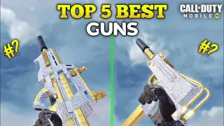Top 5 Best Guns which will help you to win every match | CODM