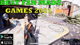 Top 18 Best Fan Made Games For Mobile Android IOS FPS TPS  HIGH GRAPHICS 2021