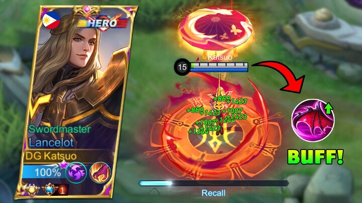 THANK YOU MOONTON FOR THIS NEW BUFF ITEM FOR LANCELOT! ( INTENSE MATCH! )