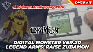 Digital Monster Ver.20 #15 Digimon Anniversary 20th! Legend Arms Zubamon!