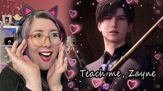 DOWN BAD FOR ZAYNE - 【LOVE AND DEEPSPACE】 Exclusive Tutorial Trailer Reaction - Zamber Reacts