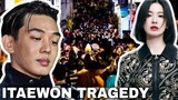 ITAEWON CROWD SURGE TRAGEDY | Yoo Ah In and Song Hye Kyo | Itaewon Halloween | #fyp 이태원 송혜교 송중기
