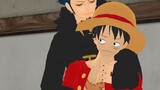 [MMD One Piece] - Law x Luffy (Yaoi) - How Long