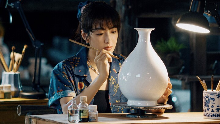 宋茜新剧文艺风挺足，非遗文化主题电视剧《另一种蓝》景德镇陶瓷