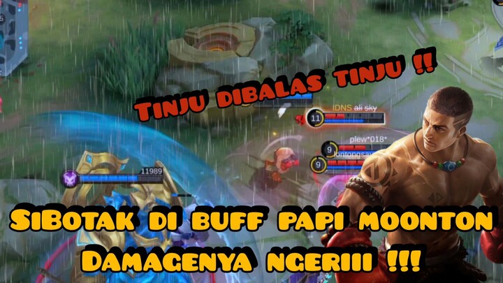 OM BOTAK DI BUFF DAMAGENYA GAK NGOTAK,KEBAKARAN ABANGKU 💥💥💥 | MLBB