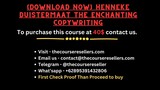 [Download Now] Henneke Duistermaat The Enchanting Copywriting