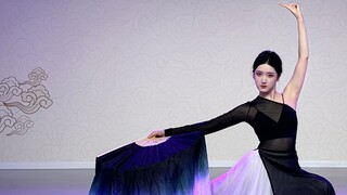 Chảy như nước! Vũ điệu quạt cổ siêu ngầu "Hoắc Nguyên Giáp" phiên bản đầy đủ "Bức tranh thủy mặc di 