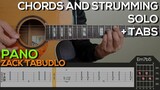 Zack Tabudlo - Pano Guitar Tutorial [INTRO, CHORDS AND STRUMMING + TABS]