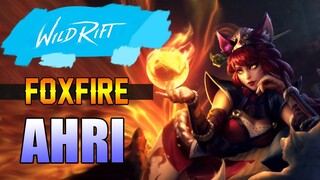 AHRI FOXFIRE SKIN GAMEPLAY - AHRI