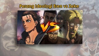 Siapa yang Benar? Perbedaan Ideologi Eren dan Zeke di Attack on Titan