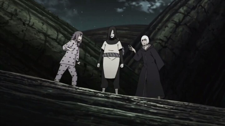 When Orochimaru can't control people, he can only use disgusting actions to scare them.