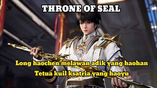 Throne of seal episode 279 - Long haochen melawan tetua kuil ksatria yang haoyu